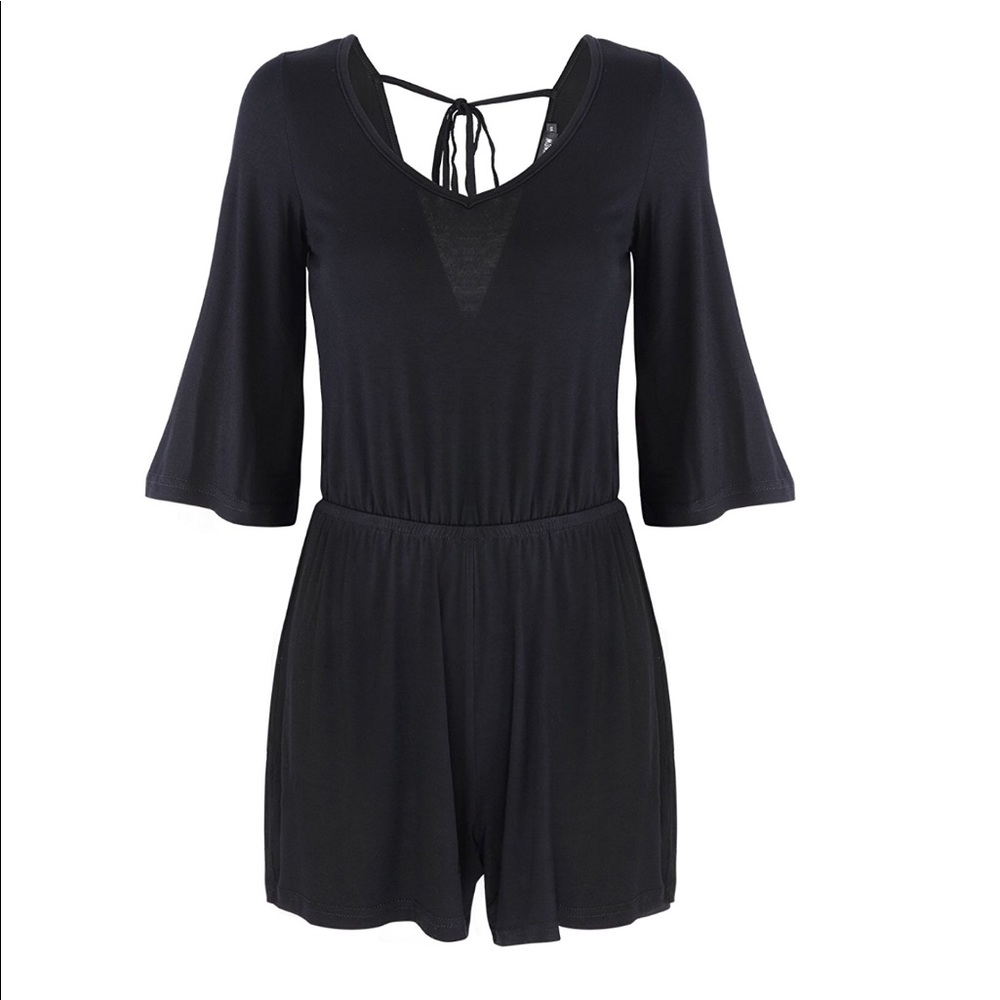 Open back romper